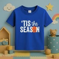 Tis The Season Basketball Player Gift Toddler T-Shirt thumb 3
