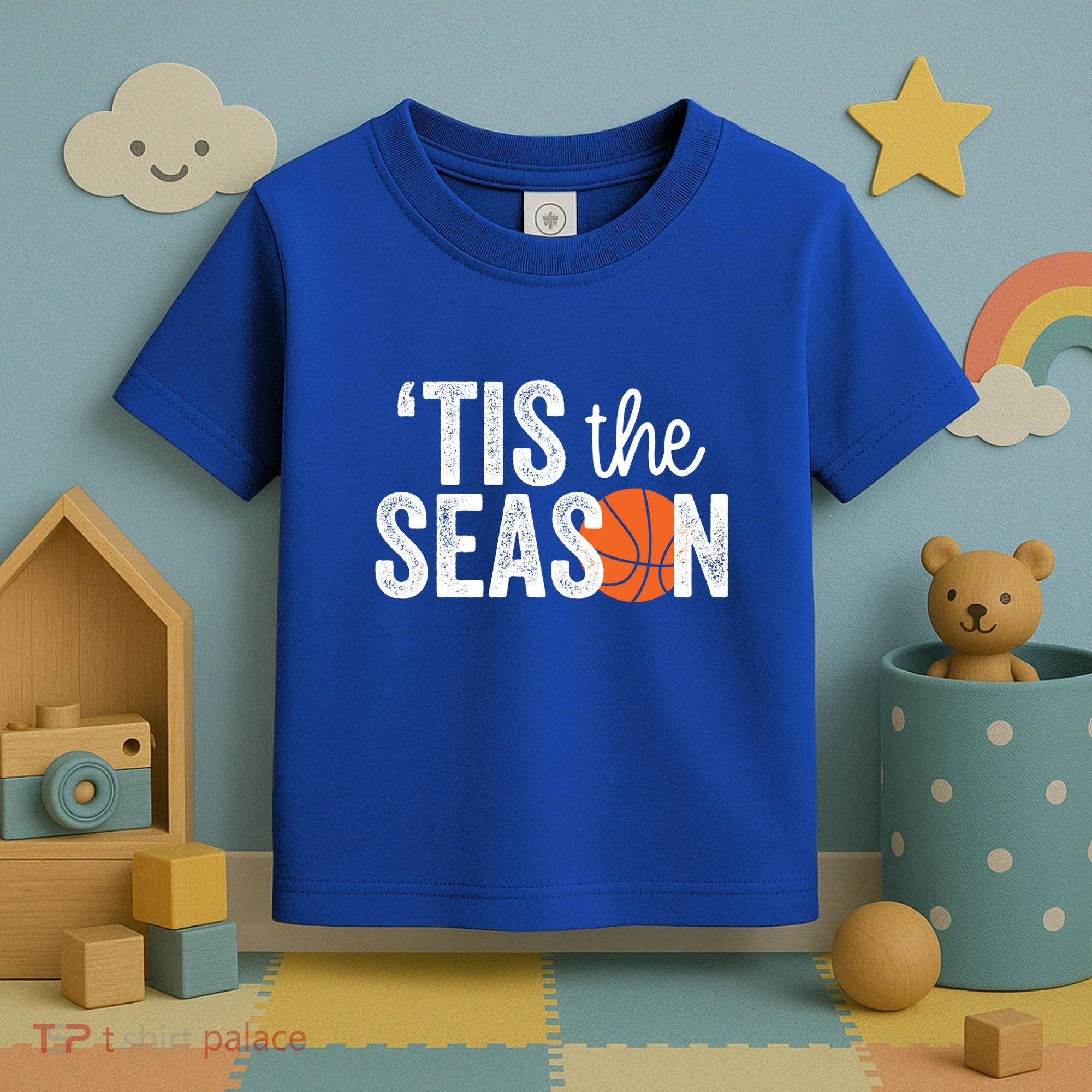Tis The Season Basketball Player Gift Toddler T-Shirt