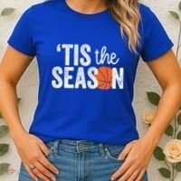 Tis The Season Basketball Player Gift Women's T-Shirt thumb 2