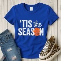 Tis The Season Basketball Player Gift Women's T-Shirt thumb 3