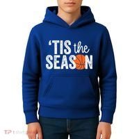 Tis The Season Basketball Player Gift Kids Hoodie thumb 4