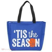 Tis The Season Basketball Player Gift Tote Bag thumb 0