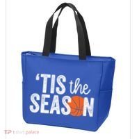Tis The Season Basketball Player Gift Tote Bag thumb 3