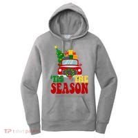 Tis The Season Jolly Christmas Truck Women's Hoodie thumb 0