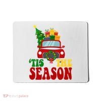 Tis The Season Jolly Christmas Truck Mousepad thumb 0
