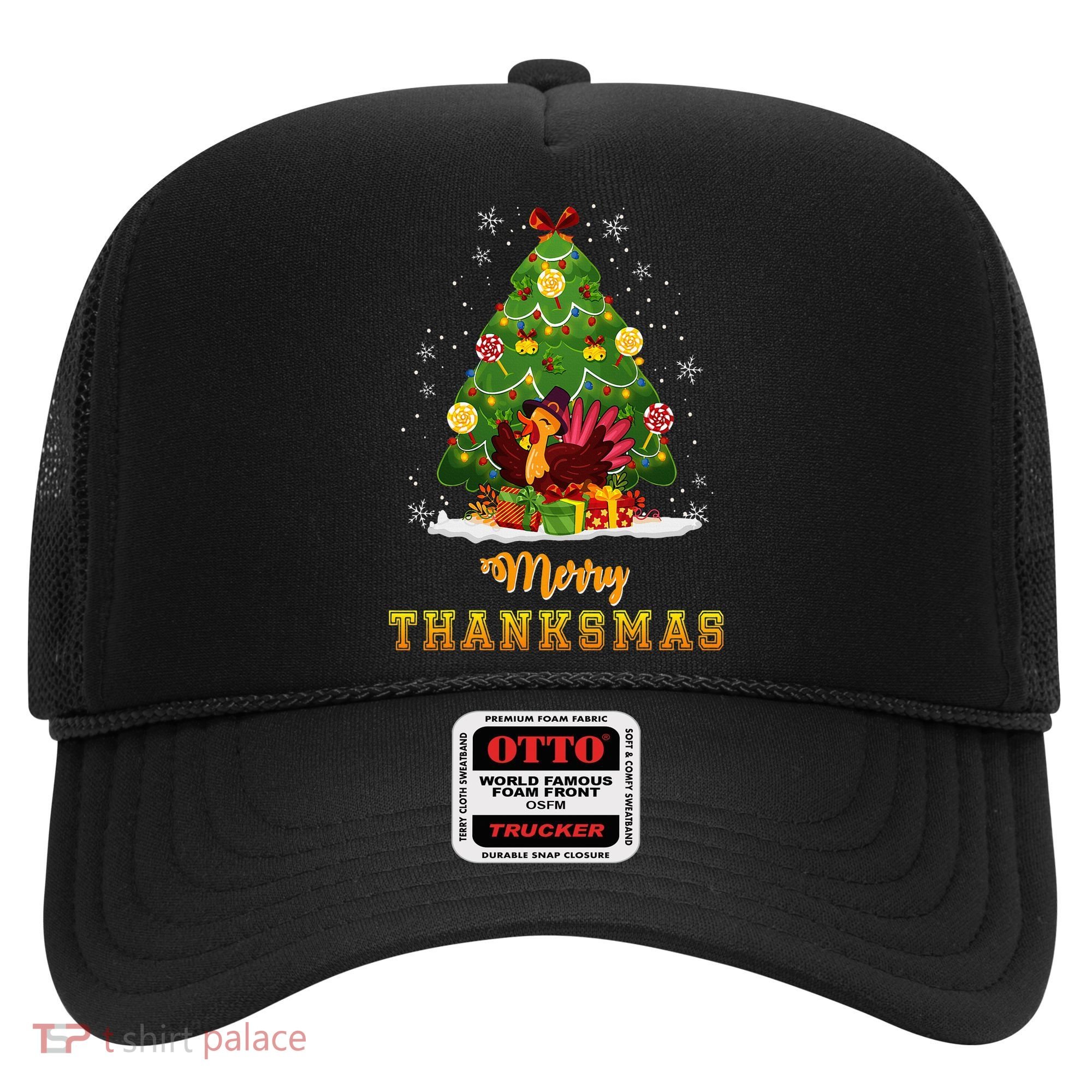 Turkey Tree Santa Merry Thanksmas Christmas Thanksgiving Hat