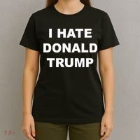 Top That Says I Hate Donald Trump Anti Trump Sucks T-Shirt thumb 4