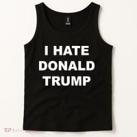 Top That Says I Hate Donald Trump Anti Trump Sucks Tank Top thumb 2