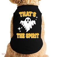 Thats The Spirit Funny Halloween Ghost Doggie Tank thumb 0