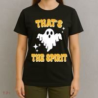 Thats The Spirit Funny Halloween Ghost T-Shirt thumb 4