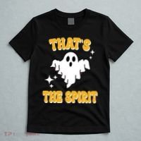 Thats The Spirit Funny Halloween Ghost T-Shirt thumb 5
