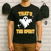 Thats The Spirit Funny Halloween Ghost T-Shirt thumb 6