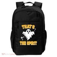 Thats The Spirit Funny Halloween Ghost Backpack thumb 0