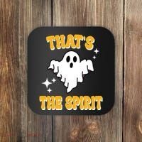 Thats The Spirit Funny Halloween Ghost Coaster thumb 0
