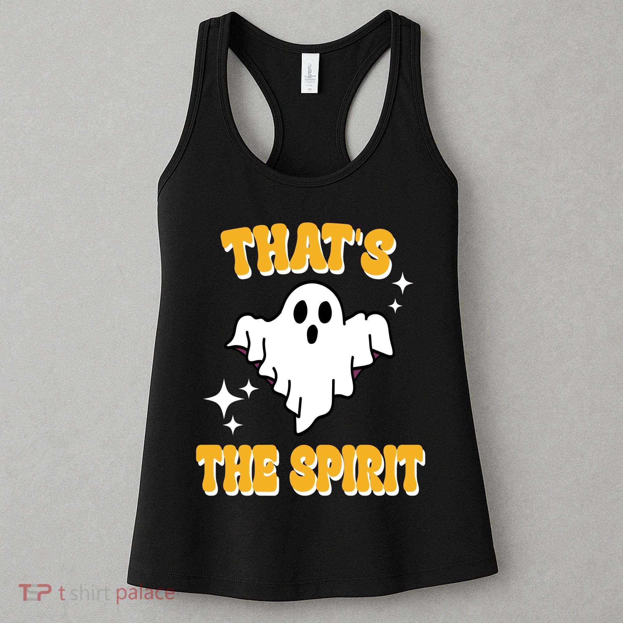Thats The Spirit Funny Halloween Ghost Women's Tank Top