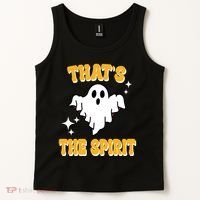 Thats The Spirit Funny Halloween Ghost Tank Top thumb 2