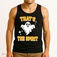 Thats The Spirit Funny Halloween Ghost Tank Top thumb 3