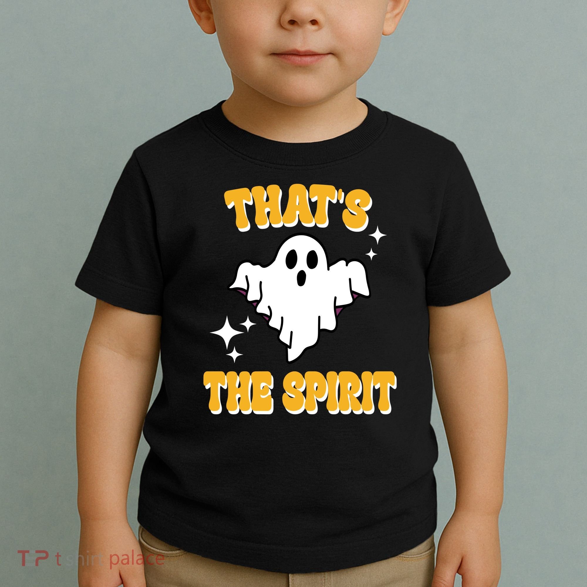 Thats The Spirit Funny Halloween Ghost Toddler T-Shirt