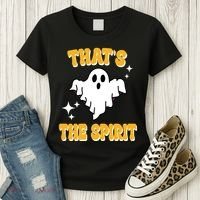 Thats The Spirit Funny Halloween Ghost Women's T-Shirt thumb 3