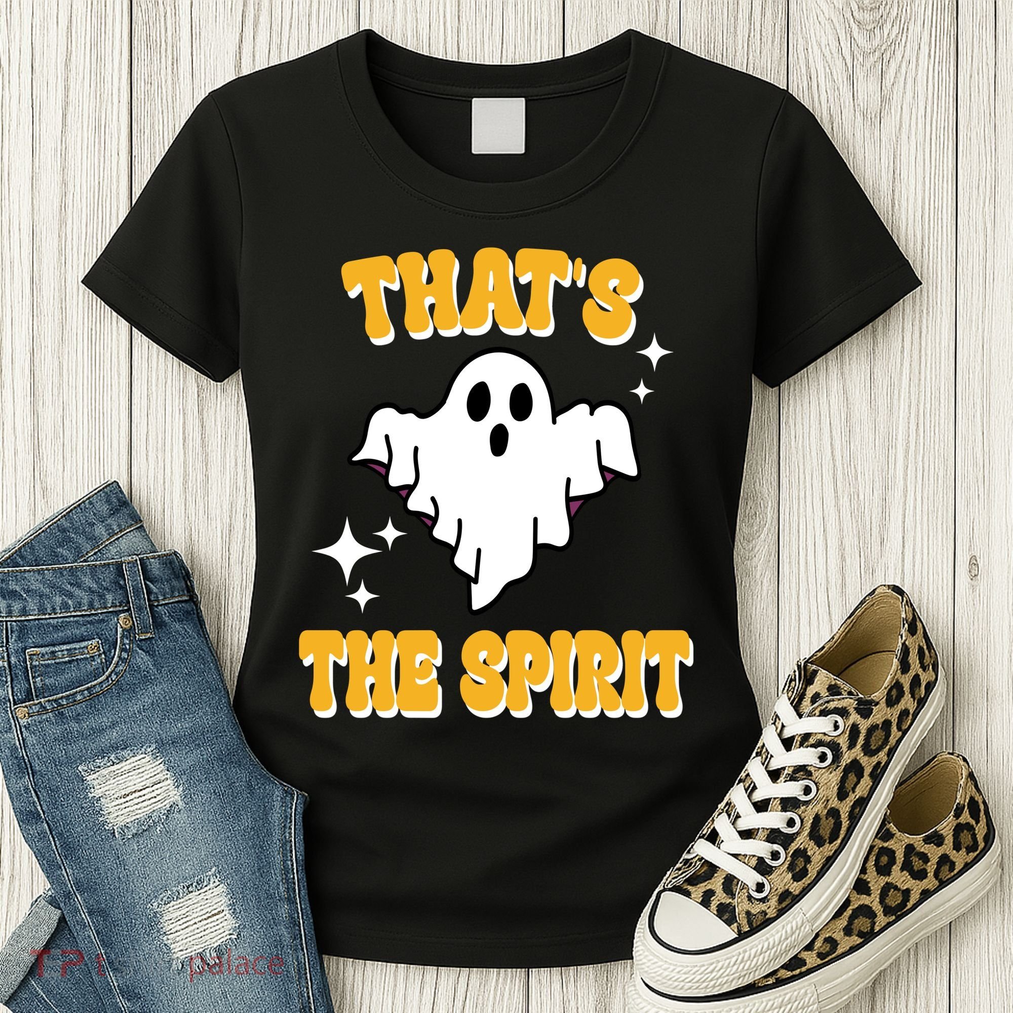 Thats The Spirit Funny Halloween Ghost Women's T-Shirt