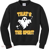Thats The Spirit Funny Halloween Ghost Kids Sweatshirt thumb 0