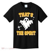 Thats The Spirit Funny Halloween Ghost Kids T-Shirt thumb 0