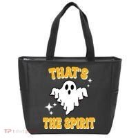 Thats The Spirit Funny Halloween Ghost Tote Bag thumb 0