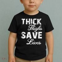 Thick Thighs Save Lives Toddler T-Shirt thumb 2