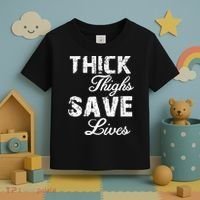Thick Thighs Save Lives Toddler T-Shirt thumb 3