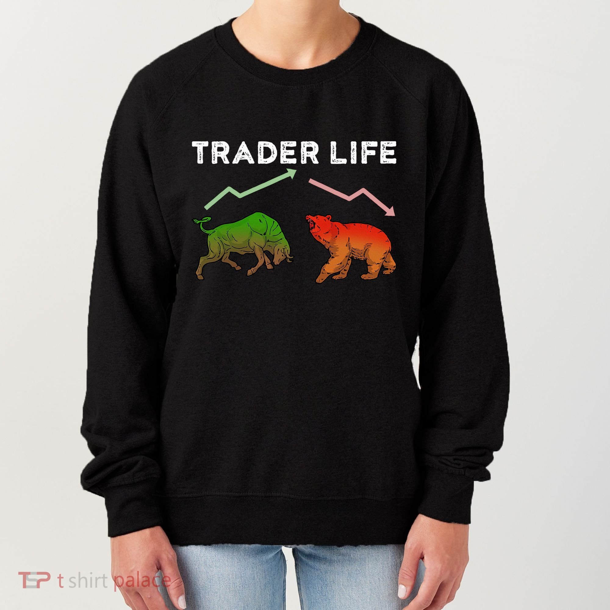Trader T Stock T Day Trading Market Forex Women's Sweatshirt