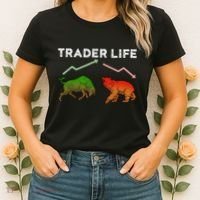Trader T Stock T Day Trading Market Forex Women's T-Shirt thumb 2