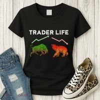 Trader T Stock T Day Trading Market Forex Women's T-Shirt thumb 3