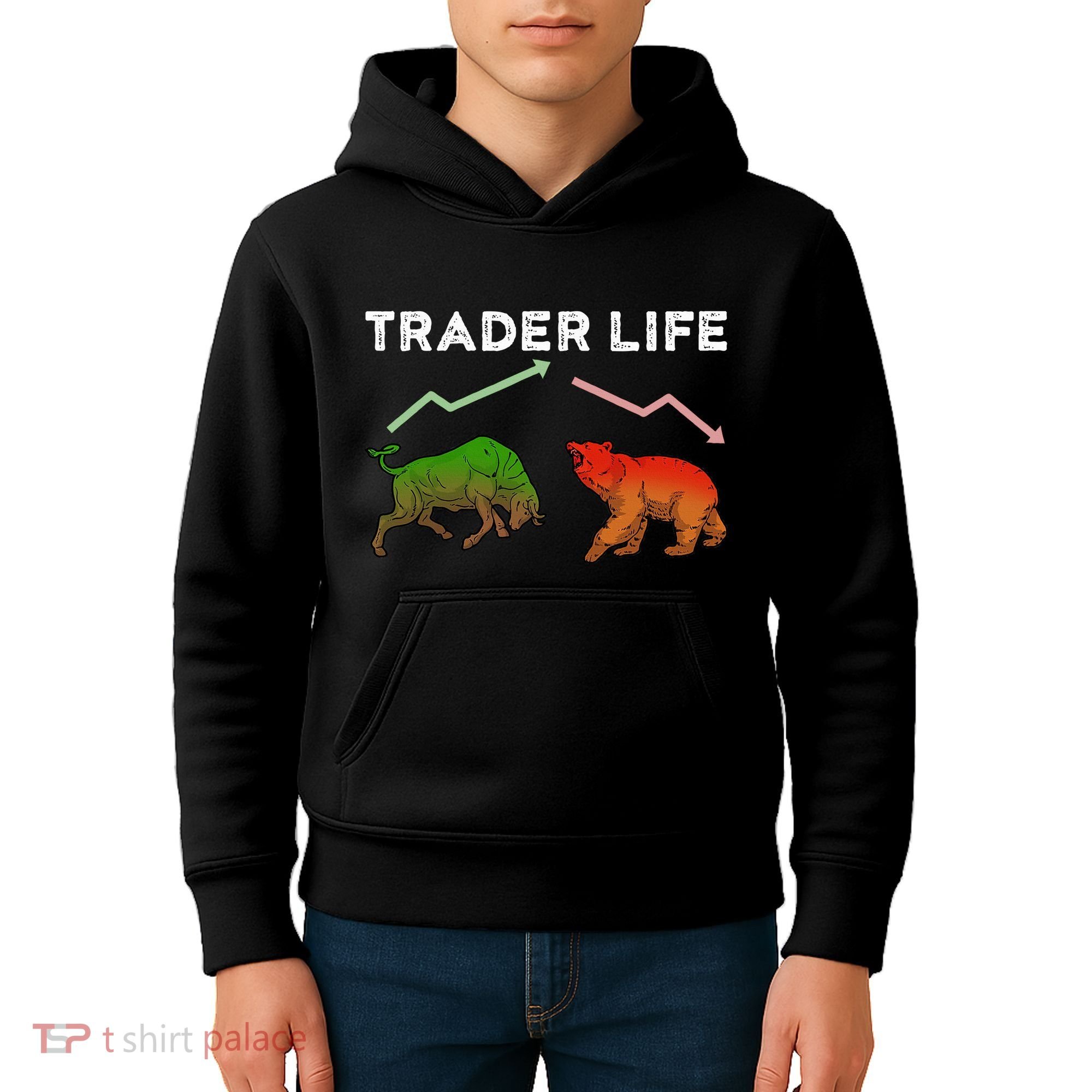 Trader T Stock T Day Trading Market Forex Kids Hoodie
