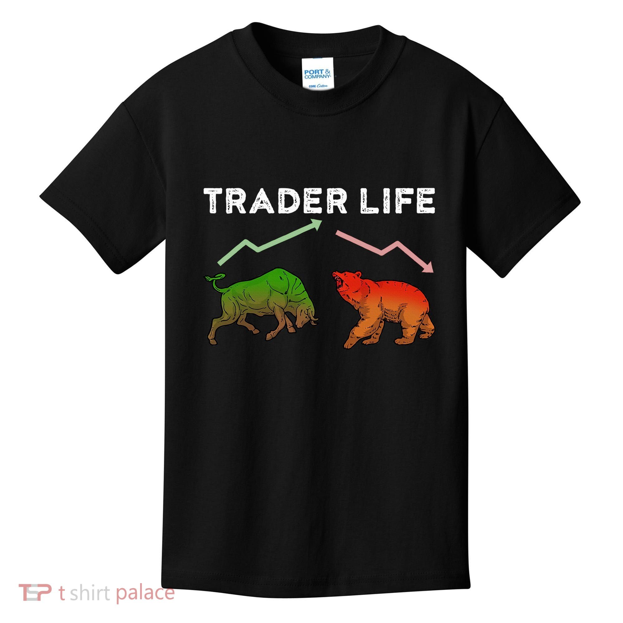 Trader T Stock T Day Trading Market Forex Kids T-Shirt