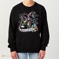 Time To Stir The Pot Witch Halloween Women's Sweatshirt thumb 0