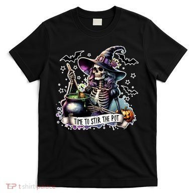 Time To Stir The Pot Witch Halloween T-Shirt