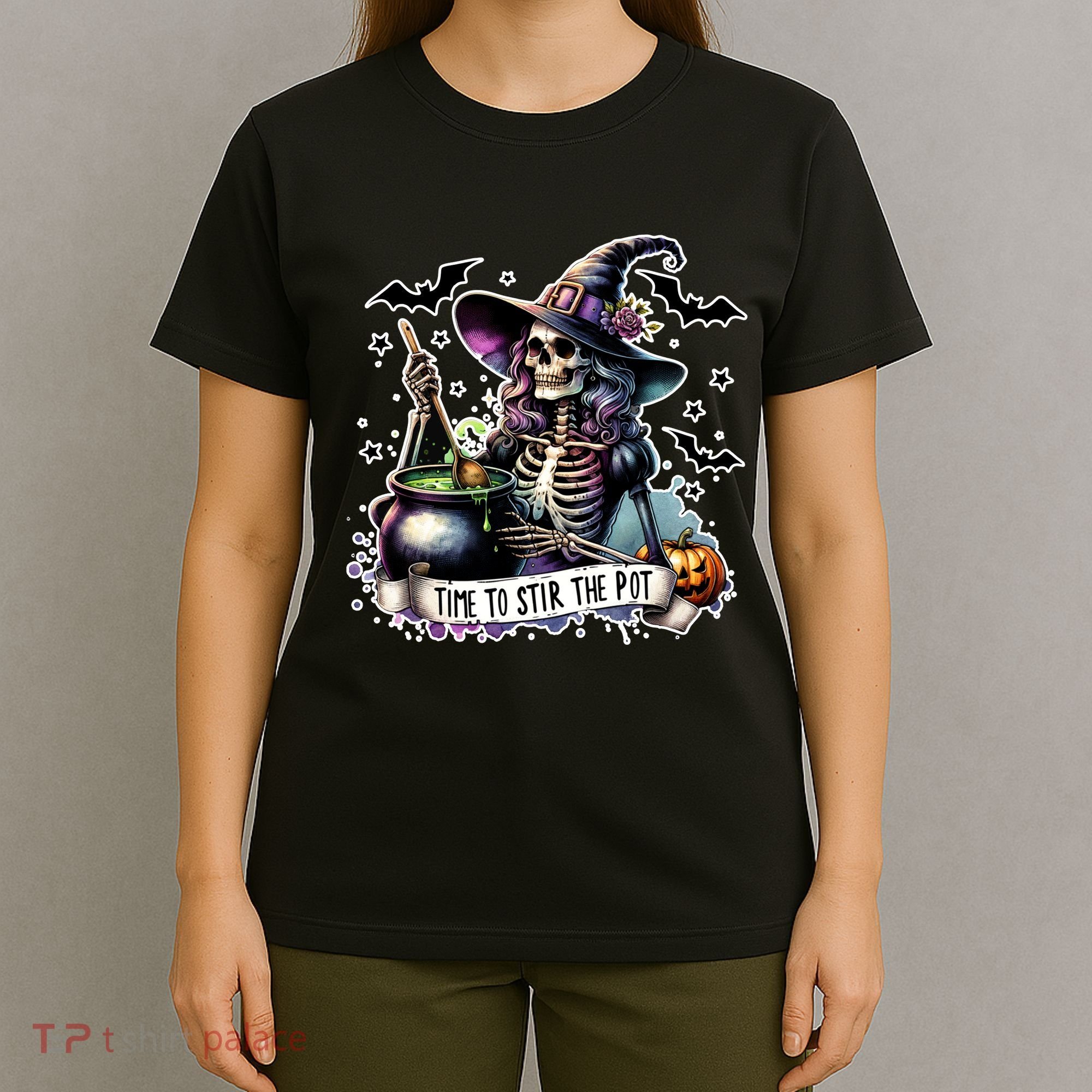 Time To Stir The Pot Witch Halloween T-Shirt