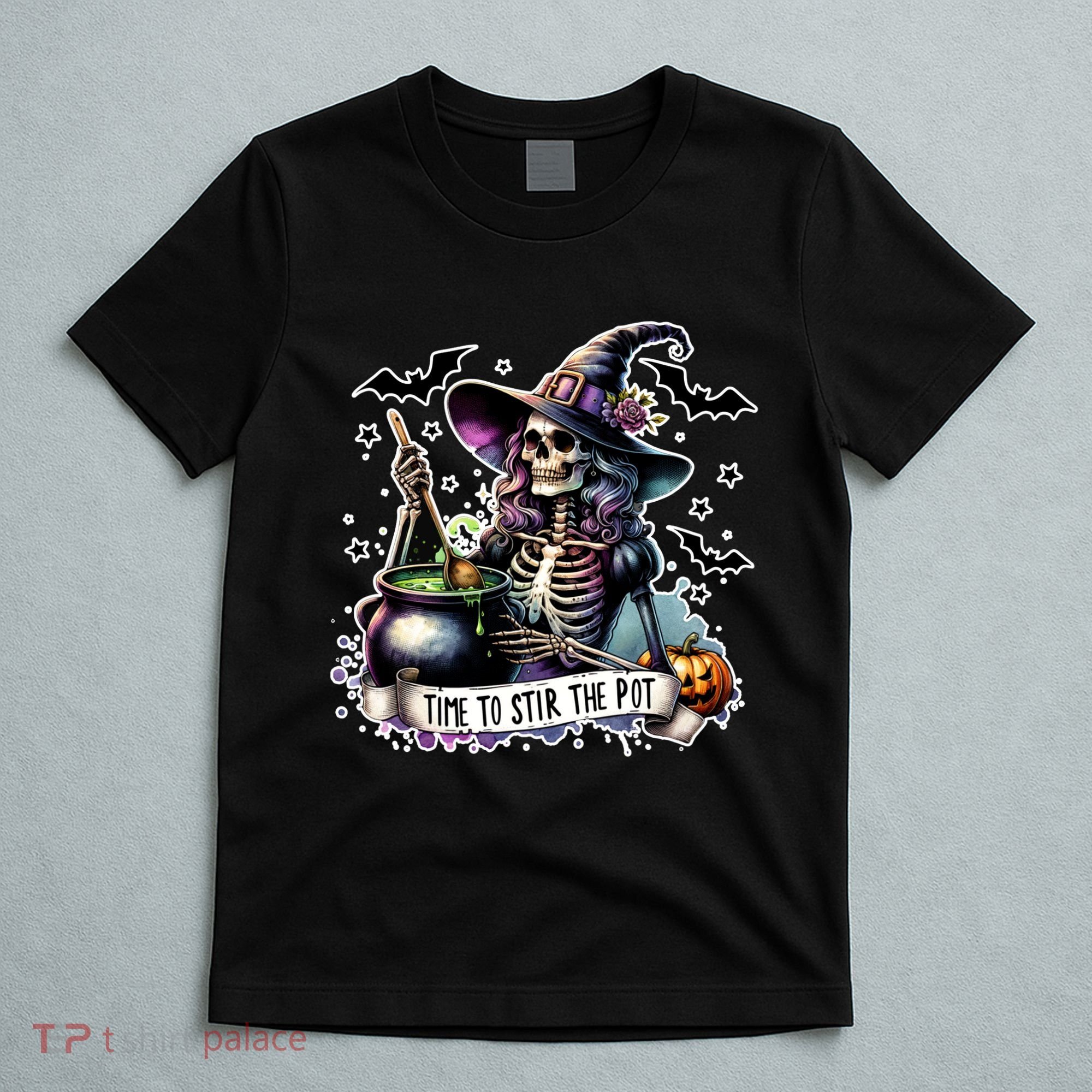 Time To Stir The Pot Witch Halloween T-Shirt