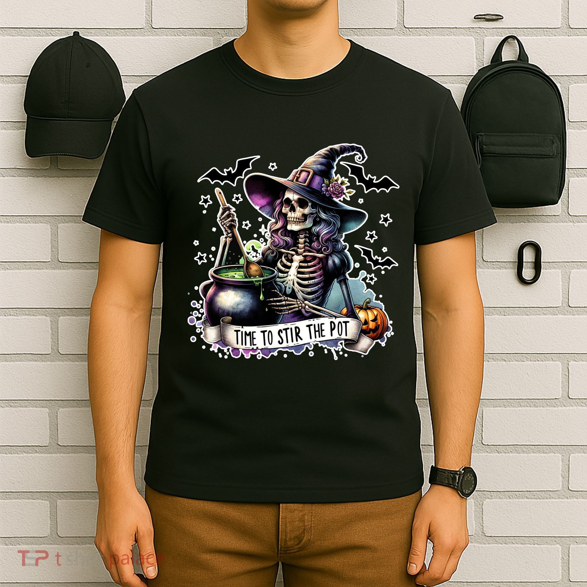 Time To Stir The Pot Witch Halloween T-Shirt