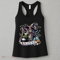 Time To Stir The Pot Witch Halloween Women's Tank Top thumb 3