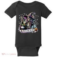 Time To Stir The Pot Witch Halloween Baby Bodysuit thumb 0