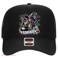 Time To Stir The Pot Witch Halloween Hat thumb 0
