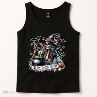 Time To Stir The Pot Witch Halloween Tank Top thumb 2