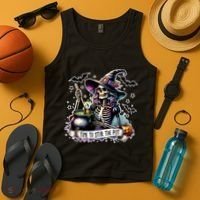 Time To Stir The Pot Witch Halloween Tank Top thumb 4
