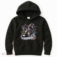 Time To Stir The Pot Witch Halloween Kids Hoodie thumb 0