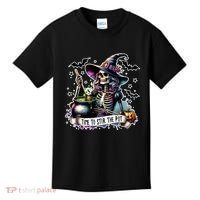 Time To Stir The Pot Witch Halloween Kids T-Shirt thumb 0