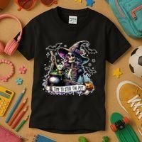 Time To Stir The Pot Witch Halloween Kids T-Shirt thumb 3