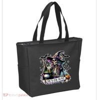 Time To Stir The Pot Witch Halloween Tote Bag thumb 2