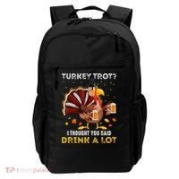 Turkey Trot Squad Running Drinking Matching Thanksgiving Backpack thumb 0