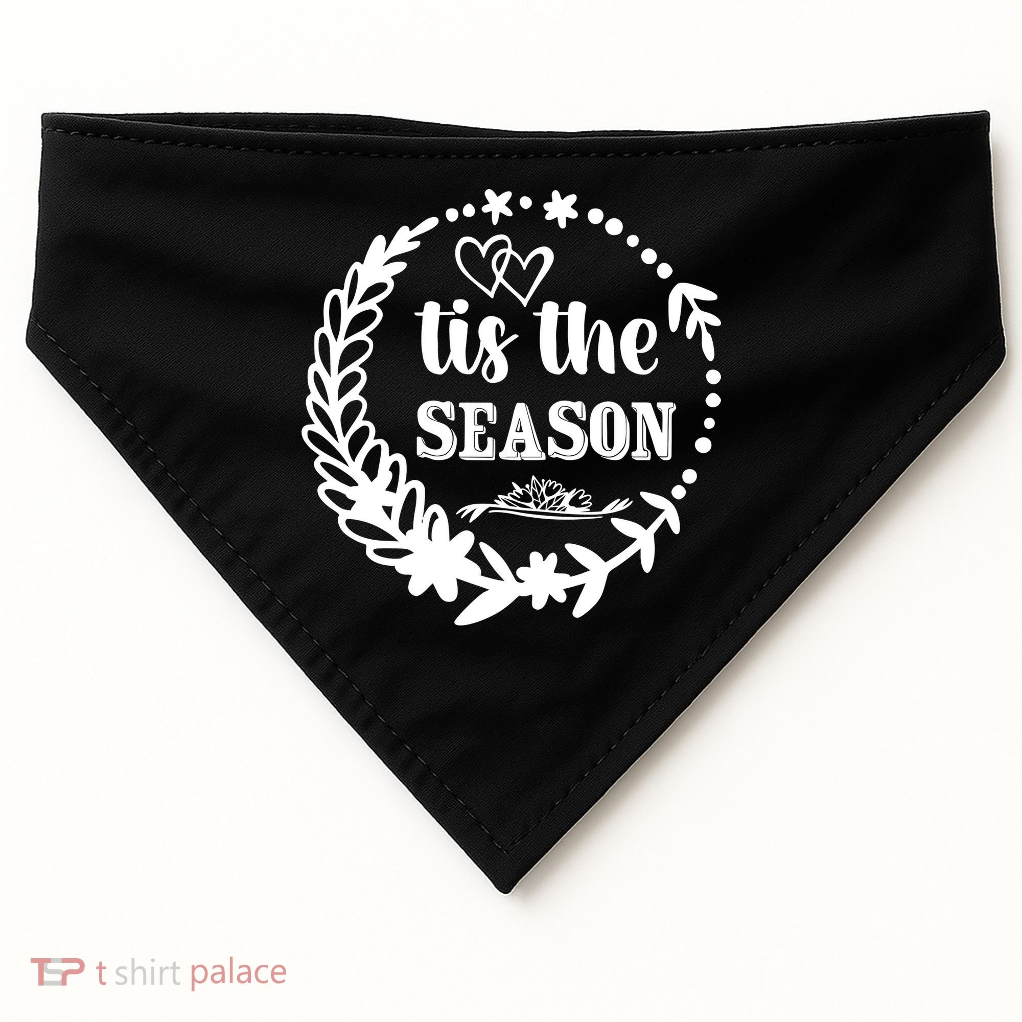 Tis The Season Halloween Quote USA-Made Doggie Bandana